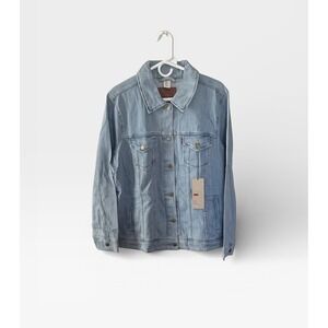 NWT Levi's Women's Plus Size 2X Original Trucker Denim Jean Jacket